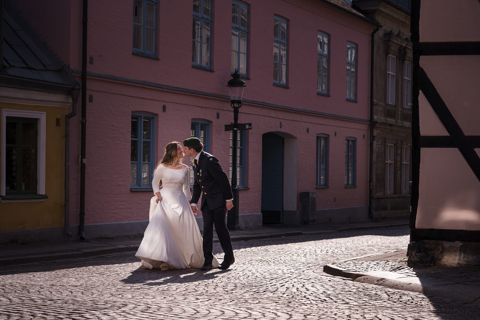 Bröllop i Lund gamla stan; Bröllopsfotograf Lund