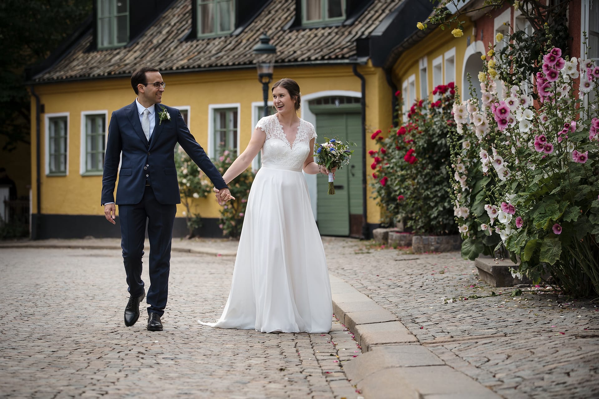 Bröllop i Lund Gamlestan av Bröllopsfotograf Skåne